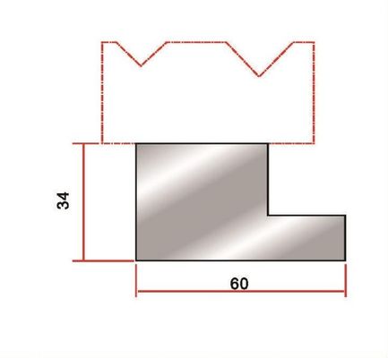 2V Press Brake Die Holder Customization Hydraulic Press Brake Tooling