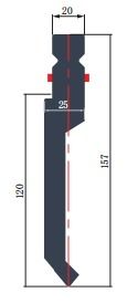 WAL157.86.R1A European punch brake 86 Angle 42CrMo